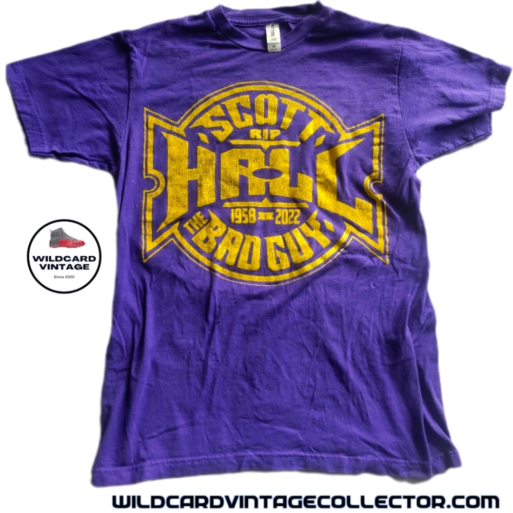 Vintage Scott Hall Razor Ramon colors Wrestling T-Shirt size Medium